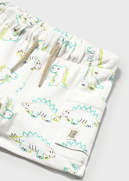 Mayoral Baby Boy Dinosaur Print Shorts Set