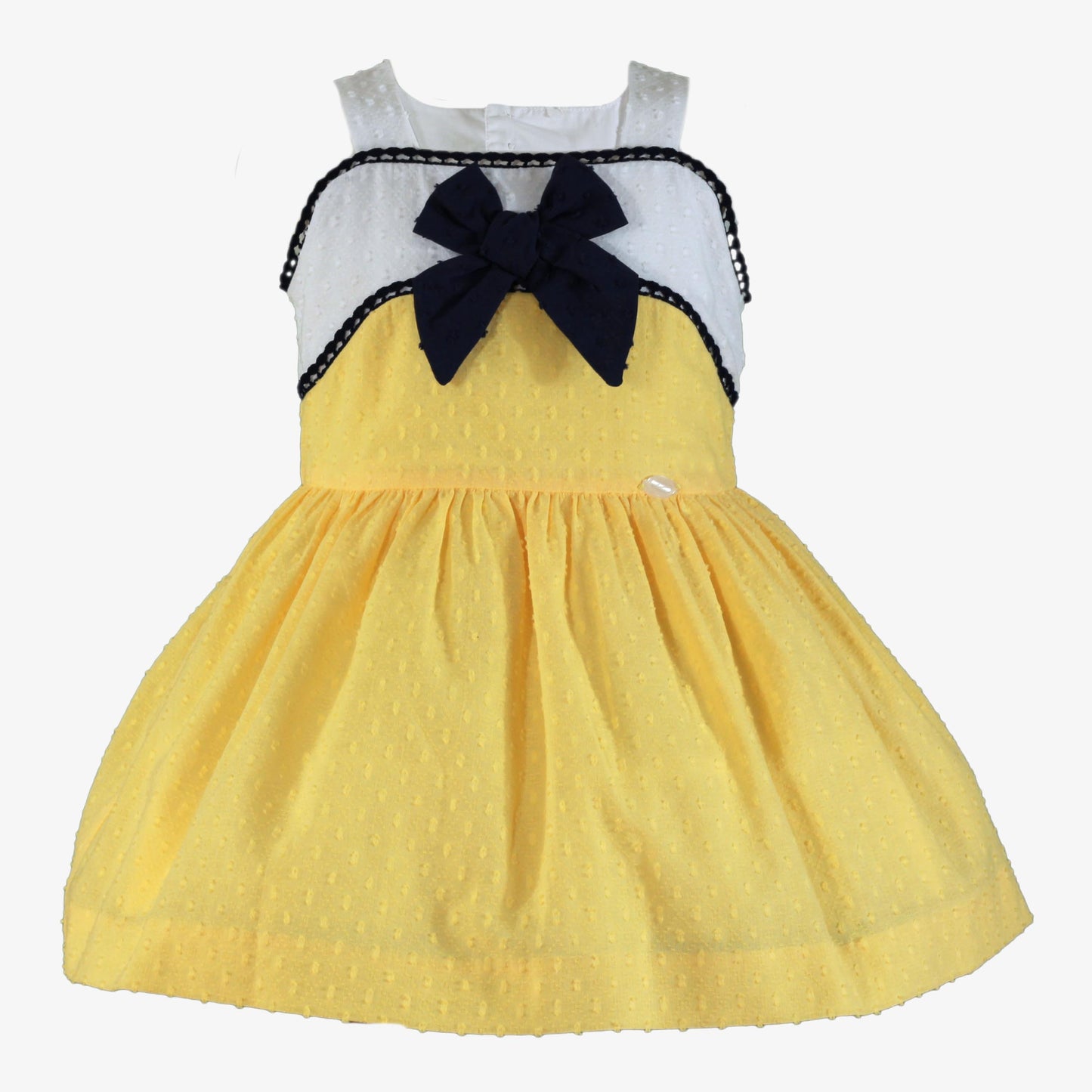 Miranda Girls Yellow Cotton Dress