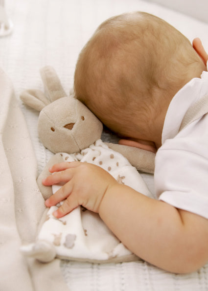 Mayoral Baby Beige Bunny Comforter