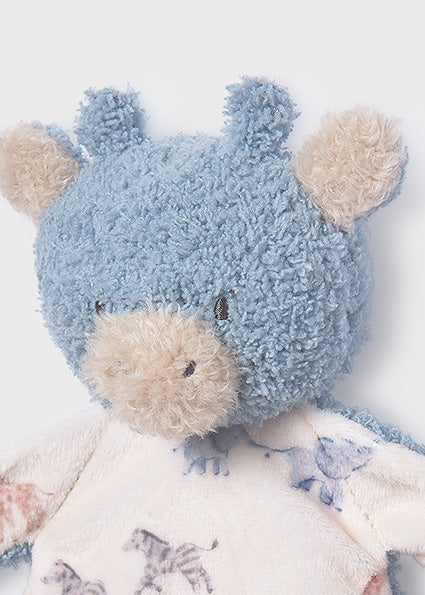 Mayoral Baby Boy Blue & Ivory Safari Print Comforter