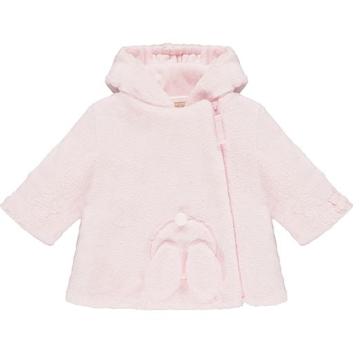 Emile Et Rose Aurora Pink Faux Fur Baby Coat