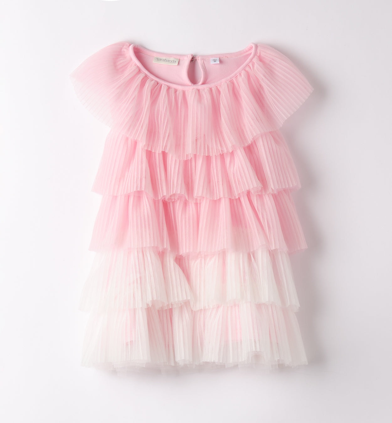 Sarabanda Girls Pink Ombre Tulle Dress