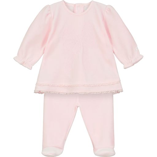 Emile et Rose Ella Baby Girl Velour 2 Piece