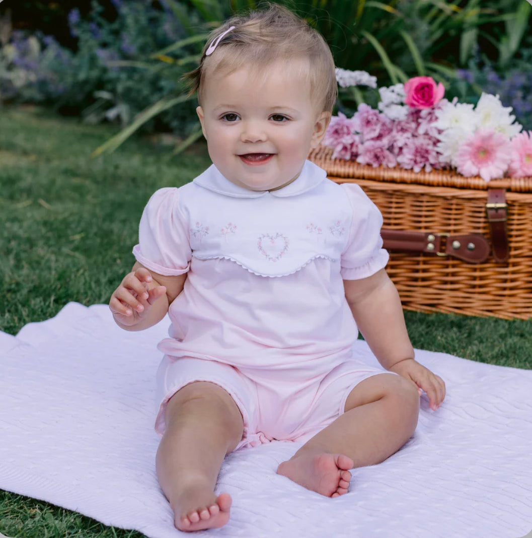 Baby girl deals pink romper