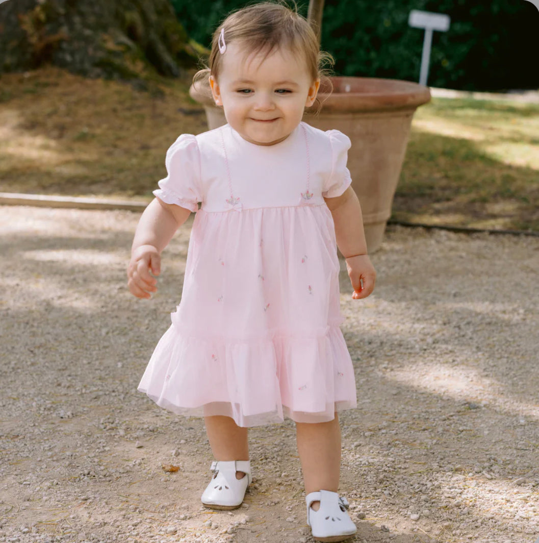Emile et Rose Fabienne Baby Girl Pink Dress Little Darlings Closet Emile et Rose Fabienne Baby Girl Pink Dress Little Darlings Closet