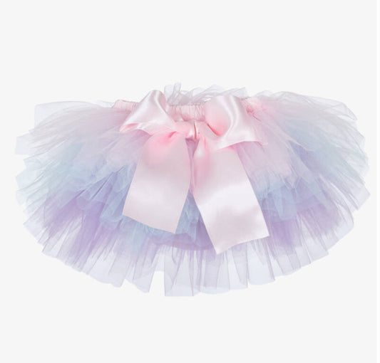 Caramelo Kids Baby Girl Pink & Purple Rainbow Tutu Skirt