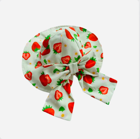 Meraki Girls Strawberry Print Sunhat