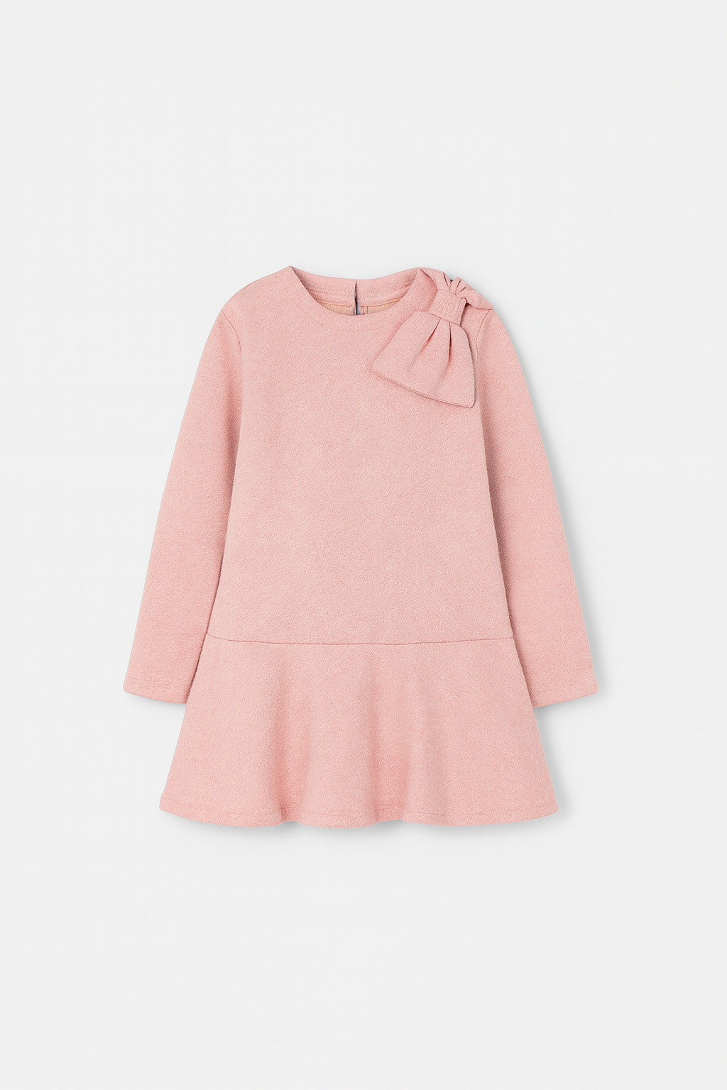 Mayoral Girls Pink Dress with Bow