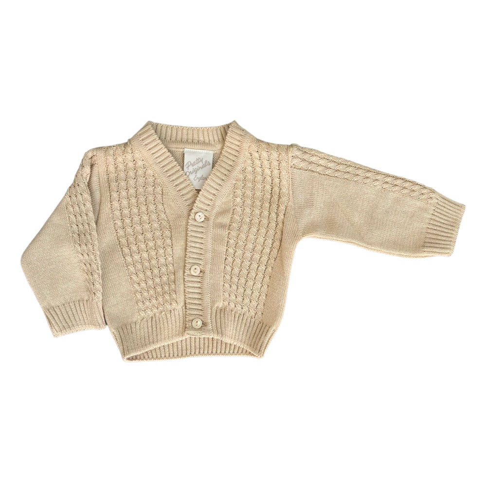 Pretty Originals Boys Camel Cardigan