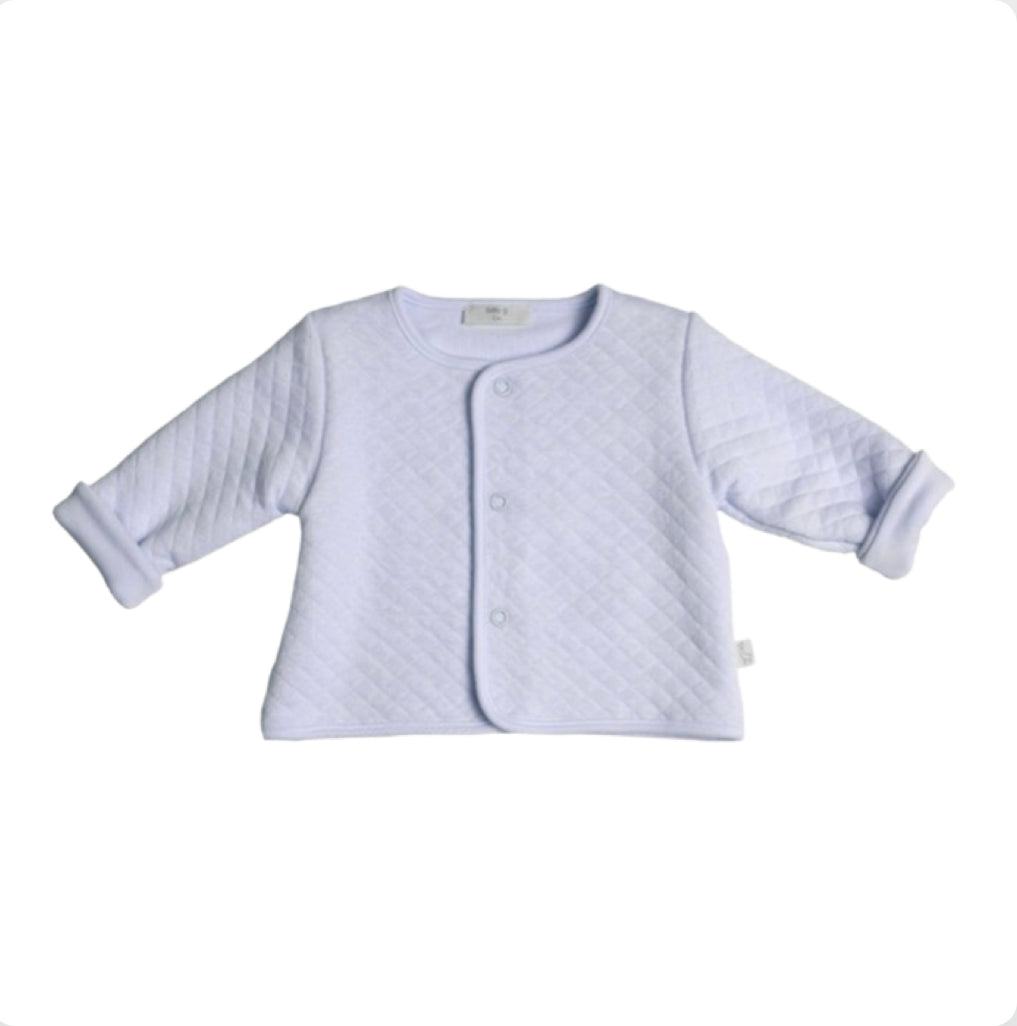 Baby Gi Blue Jacquard Cardigan