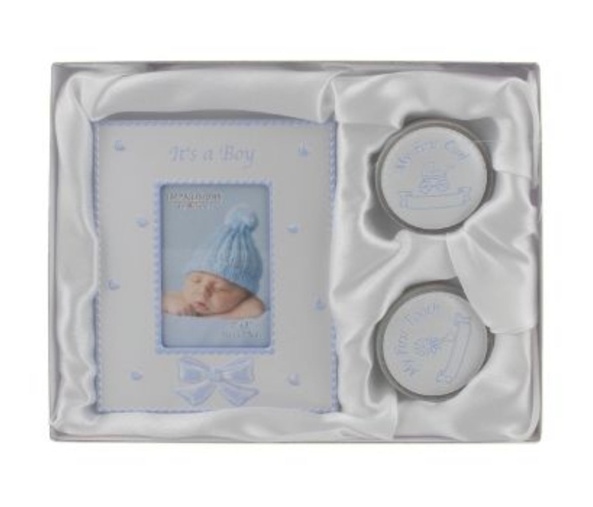 Baby Photoframe, First Curl, First Tooth Keepsake Gift Set