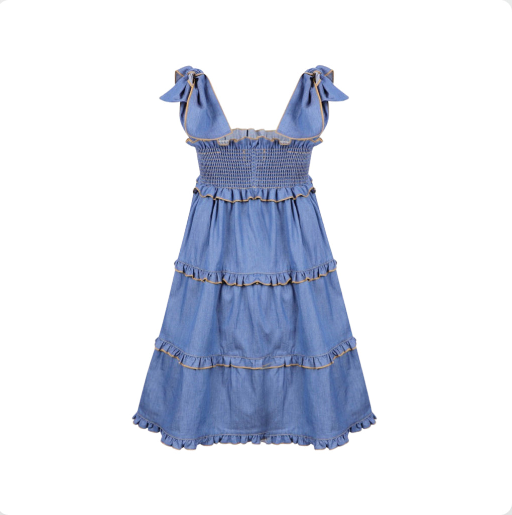 Phi Clothing Girls Denim Dress