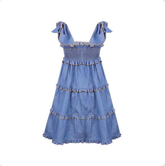 Phi Clothing Girls Denim Dress
