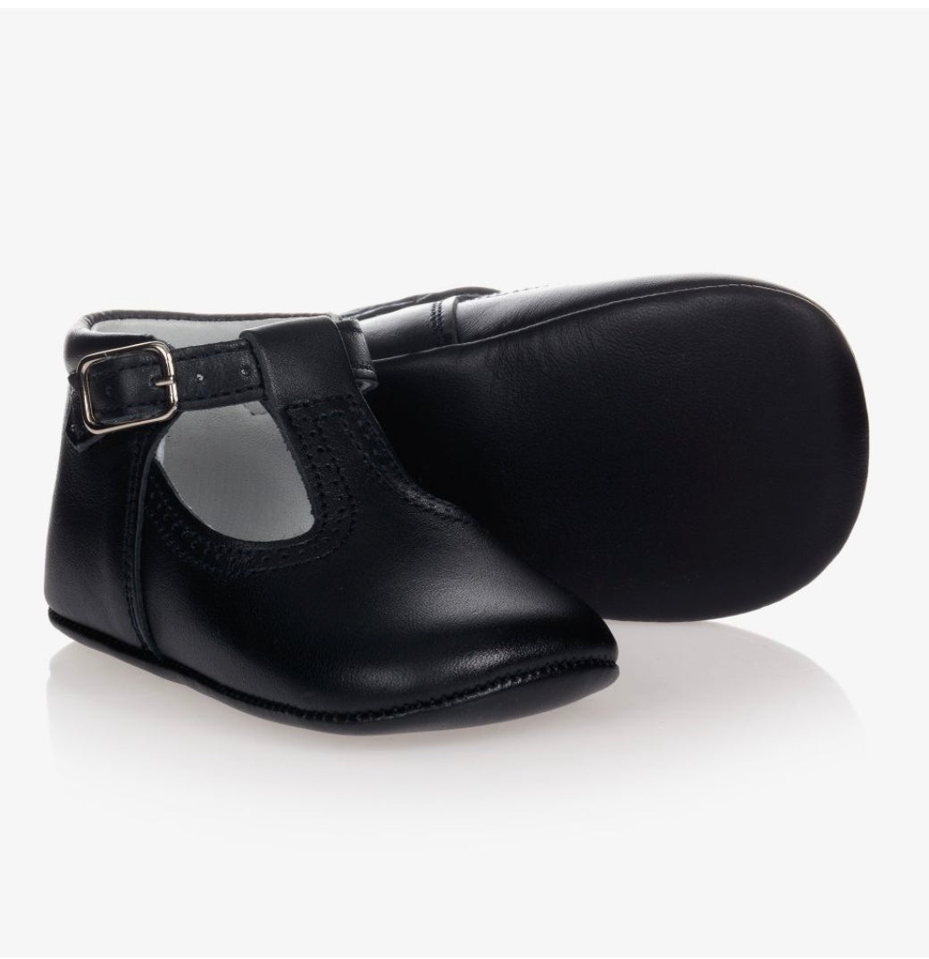 Pretty Originals Navy T-bar shoe