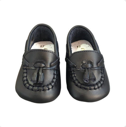Pretty Originals Baby Boy Navy Loafer