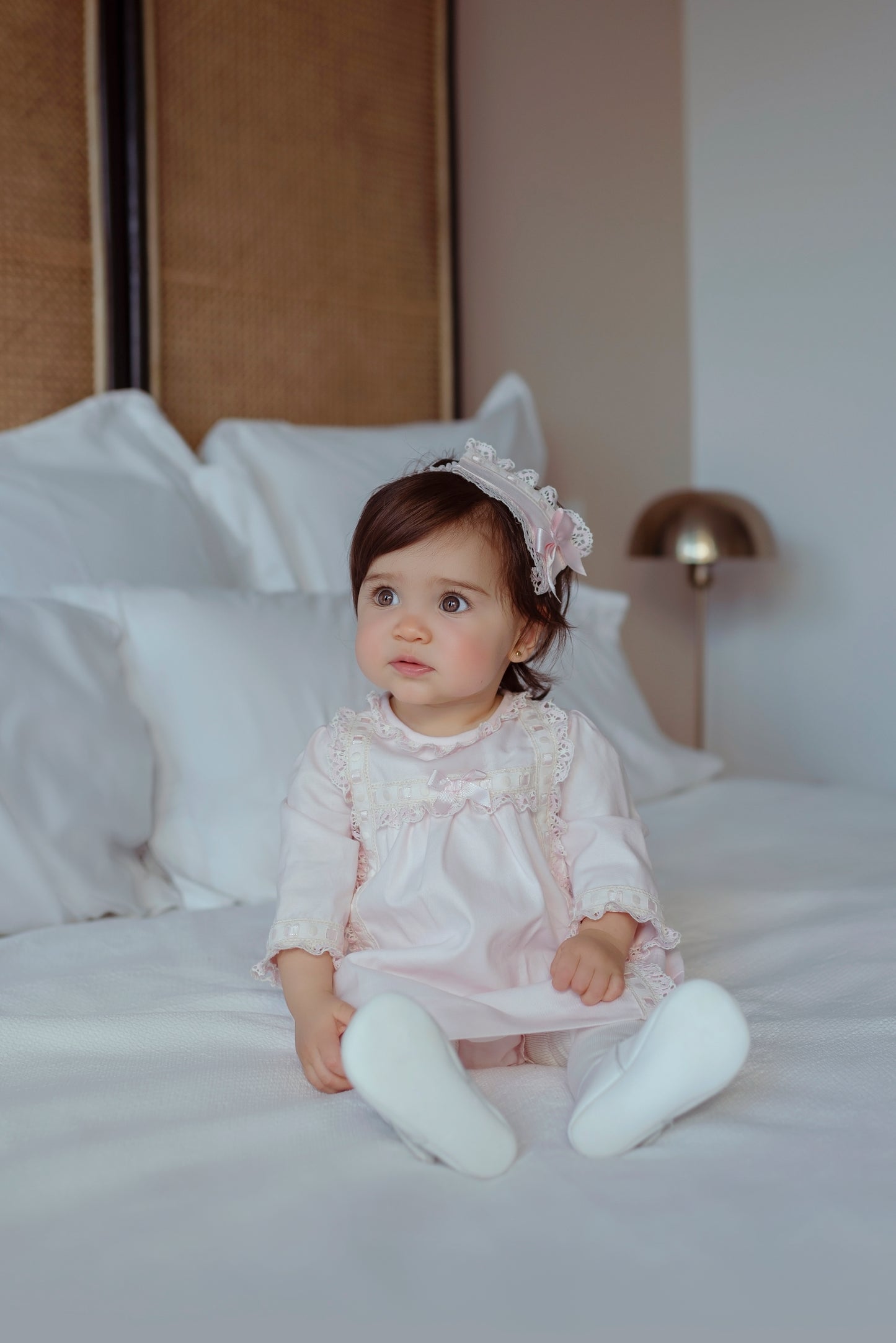 Miranda Baby Girl Pink Dress & Pants