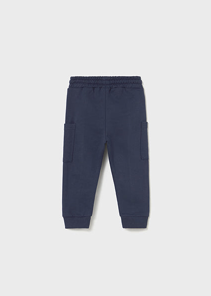 Mayoral Boys Navy & Ivory Teddy Print Tracksuit 3 Piece