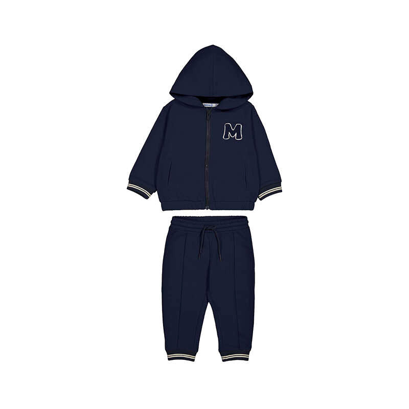 Mayoral Boys Navy Hooded Tracksuit