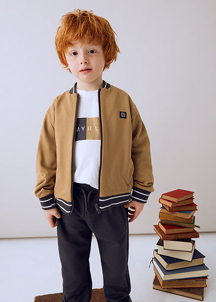 Mayoral Boys Beige & Navy Tracksuit (3 Piece)