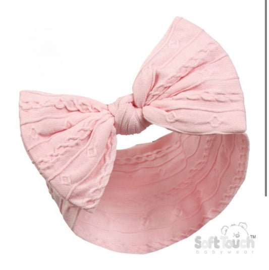 Baby Girl Pink Bow Headband