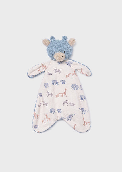 Mayoral Baby Boy Blue & Ivory Safari Print Comforter