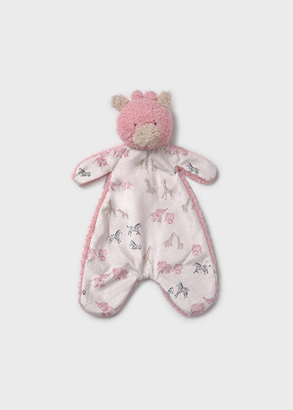 Mayoral Baby Girl Pink & Ivory Safari Print Comforter