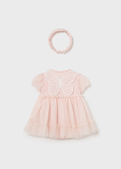 Mayoral Baby Girl Pink Dress Set