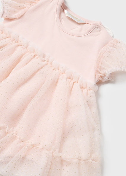 Mayoral Baby Girl Pink Dress Set