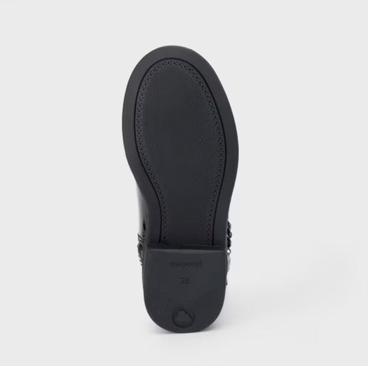 Mayoral Girls Black Patent Boot