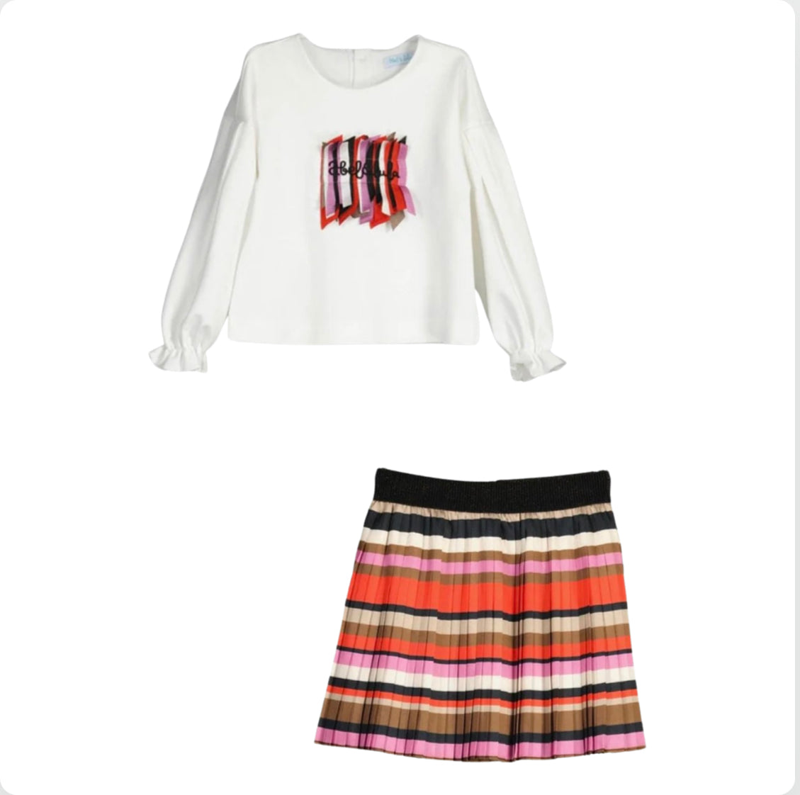 Abel & Lula Girls Skirt Set