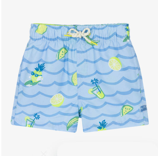 Mayoral Boys Blue & Green Swimshorts