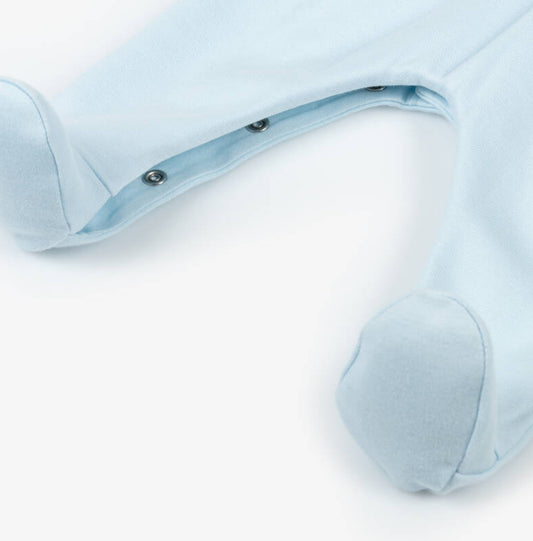 Emile et Rose Jimmy Baby Boy Blue Cotton Babygrow