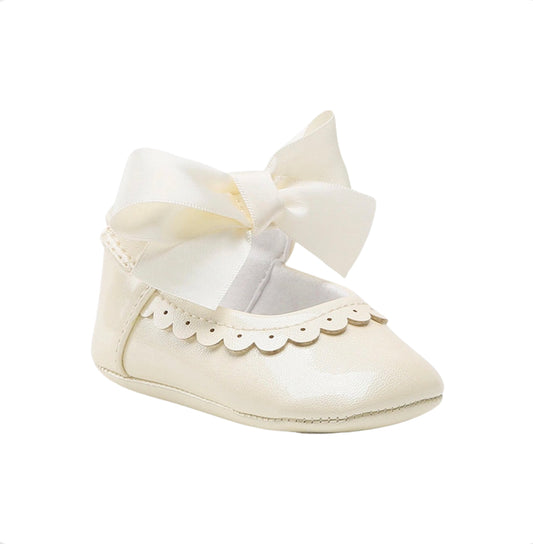 Mayoral Cream Baby Girl Shoes