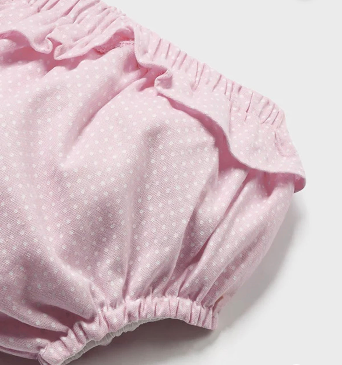 Mayoral Baby Girl Pink & ivory Spot 2 Piece
