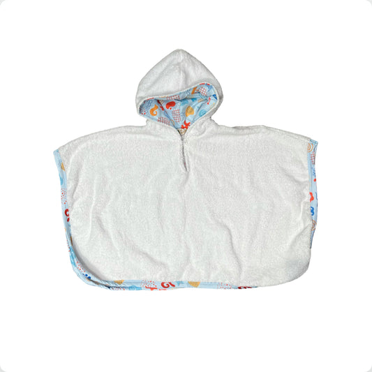 Meraki Boys Cotton Hooded Poncho Towel