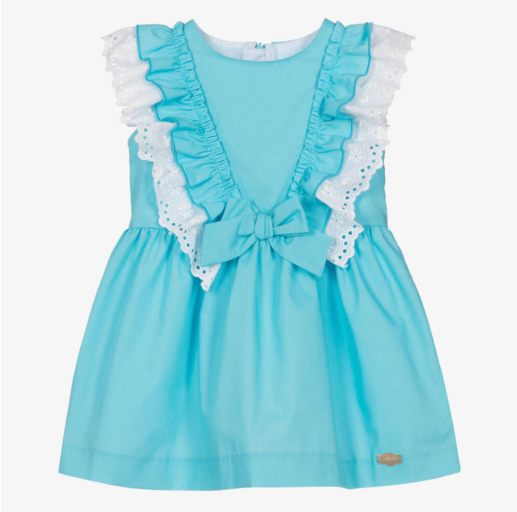 Miranda Girls Blue Turquoise Dress