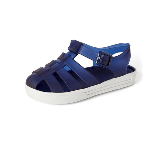 Boys Navy Jelly Sandals