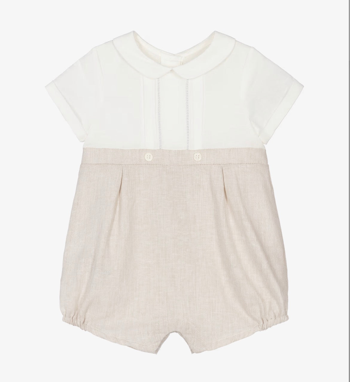 Mayoral Baby Boy Beige & Ivory Shortie