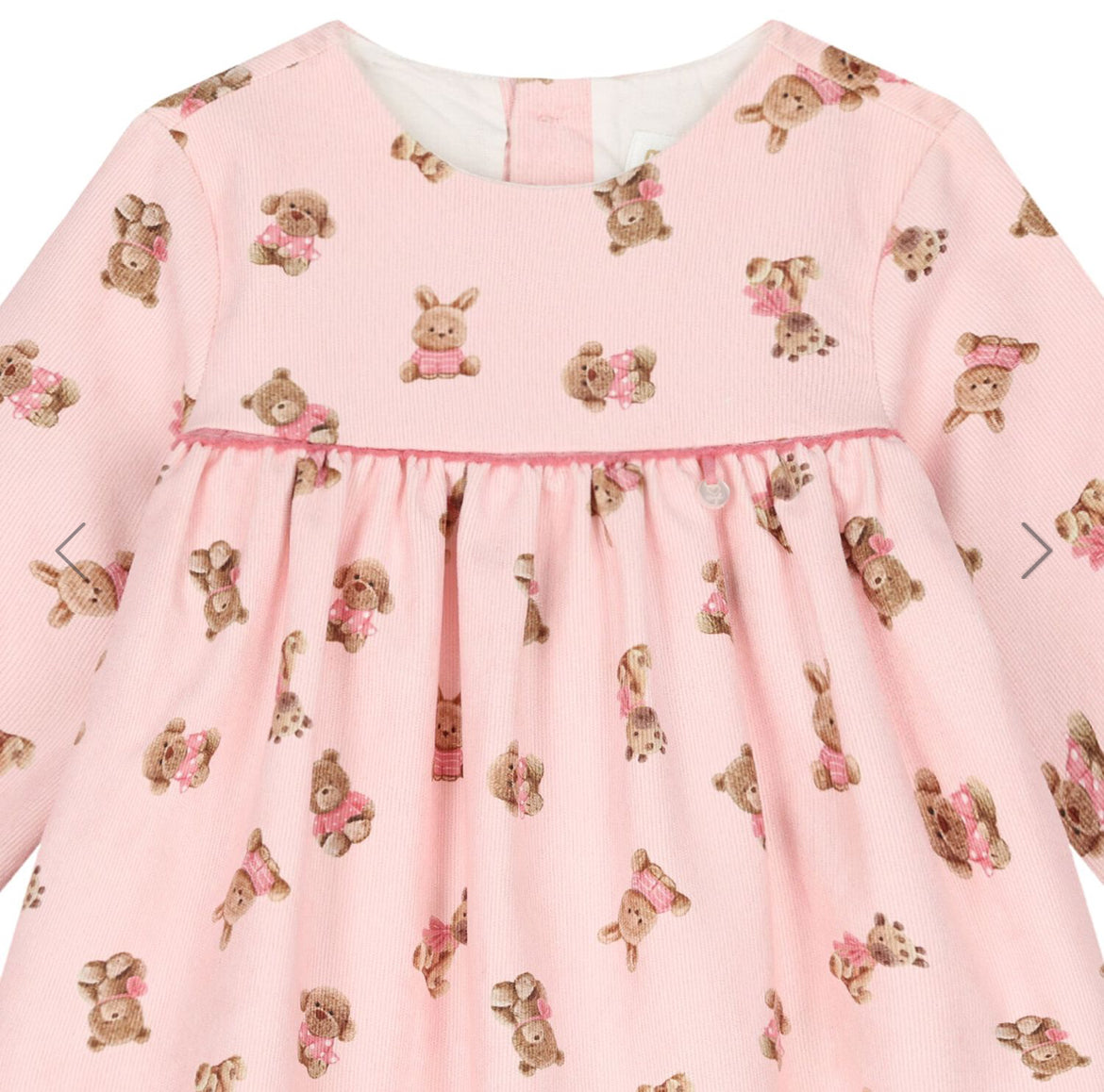 Mayoral Baby Girl Pink Teddy Print Dress
