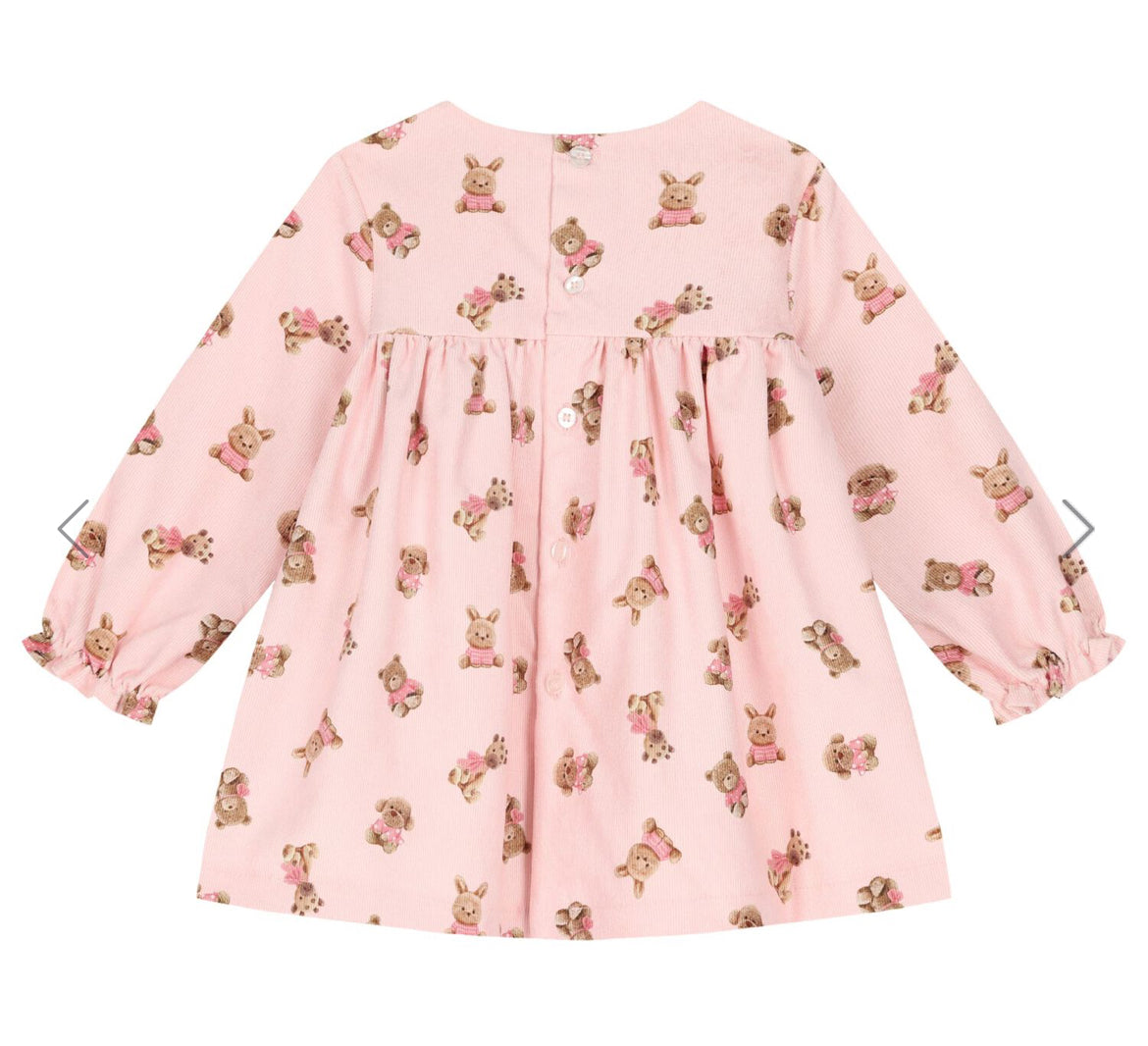 Mayoral Baby Girl Pink Teddy Print Dress