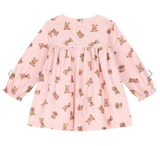 Mayoral Baby Girl Pink Teddy Print Dress