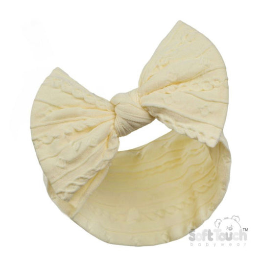 Baby Girl Yellow Bow Headband