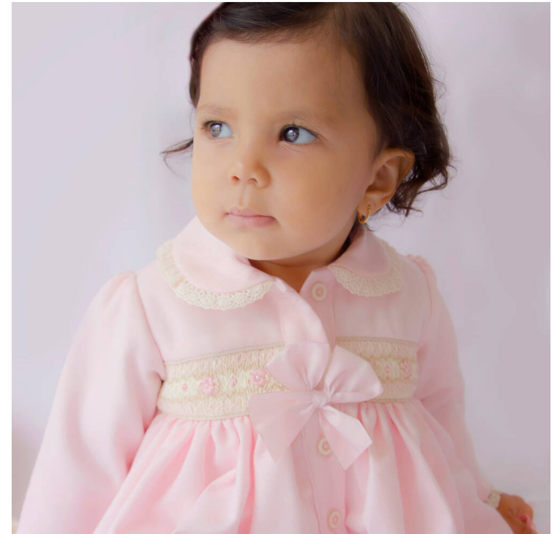 Pretty Originals Girls Pink Coat & Hat Set