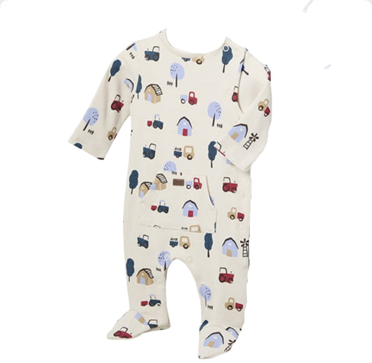 Mayoral Baby Boy Ivory Farm PrintBabygrow
