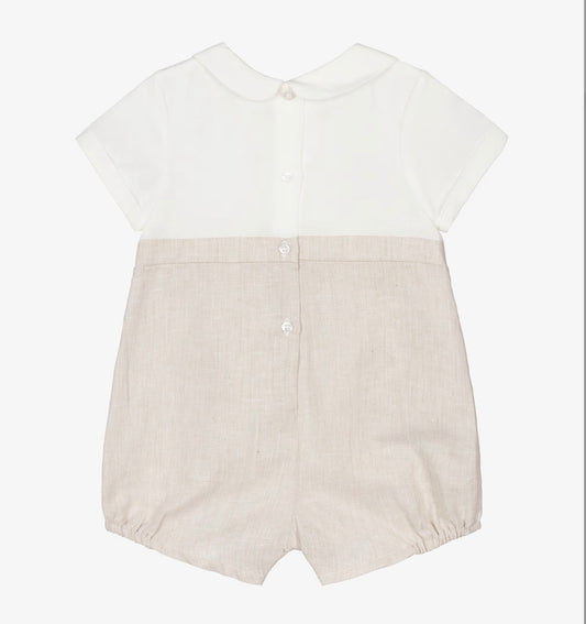 Mayoral Baby Boy Beige & Ivory Shortie