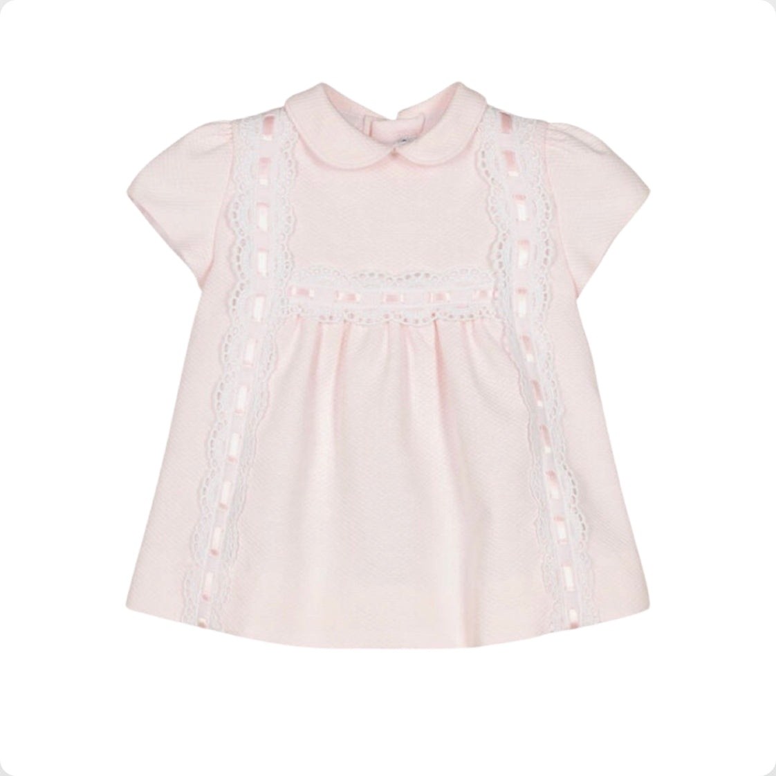 Miranda Baby Girl Pink Cotton Dress