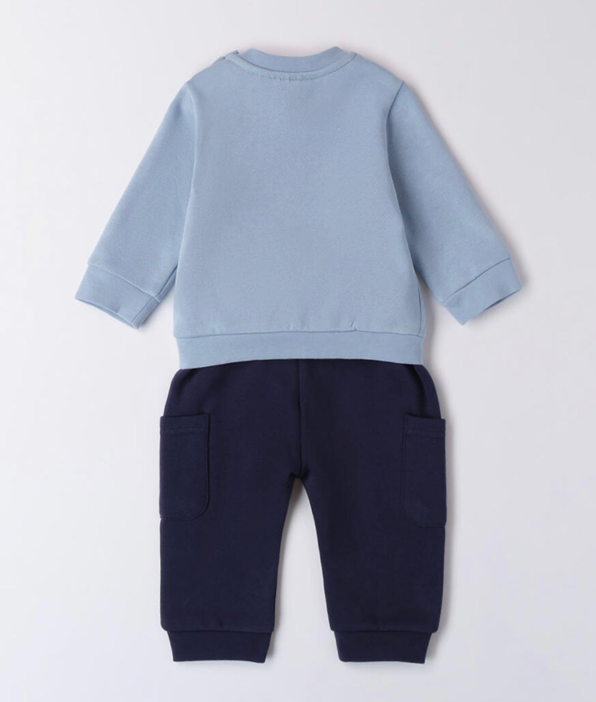 Minibanda Baby Boy Blue Motorbike Motif Tracksuit