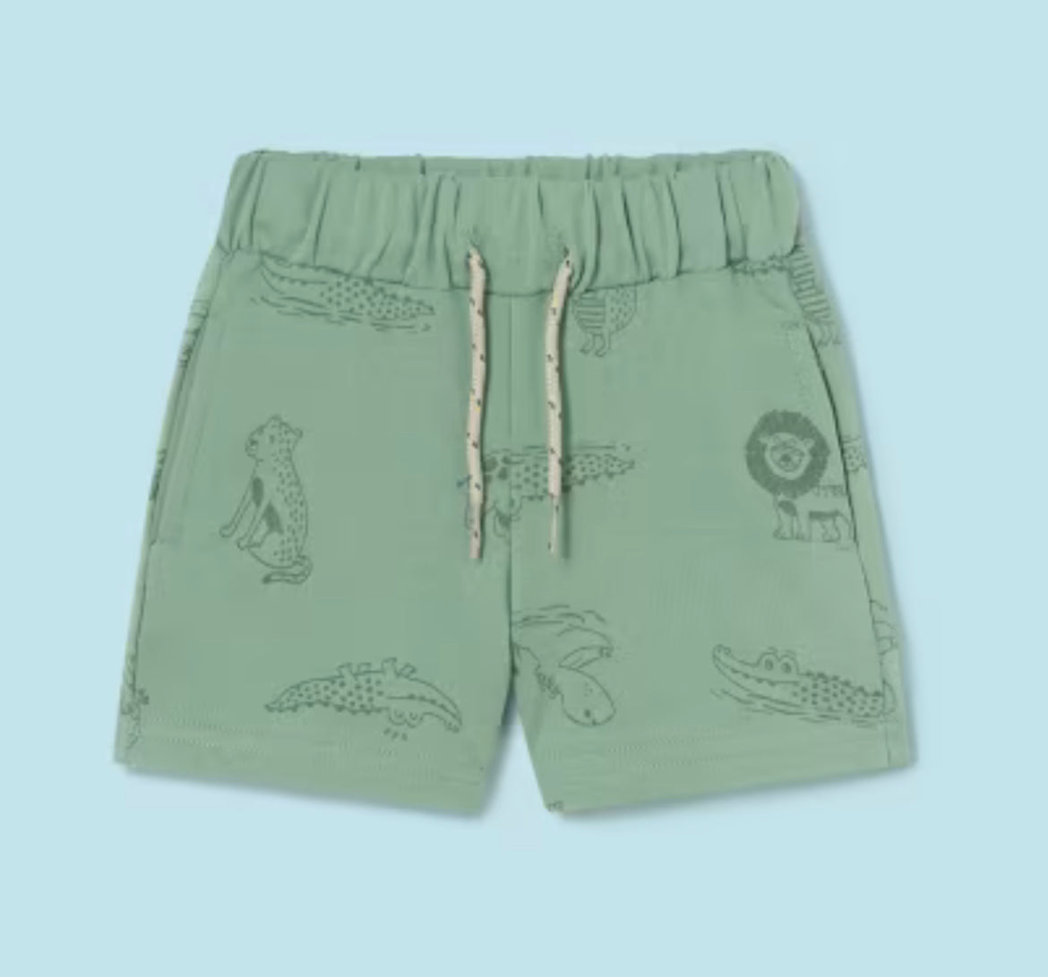 Mayoral Boys Green Sweater & Shorts Set