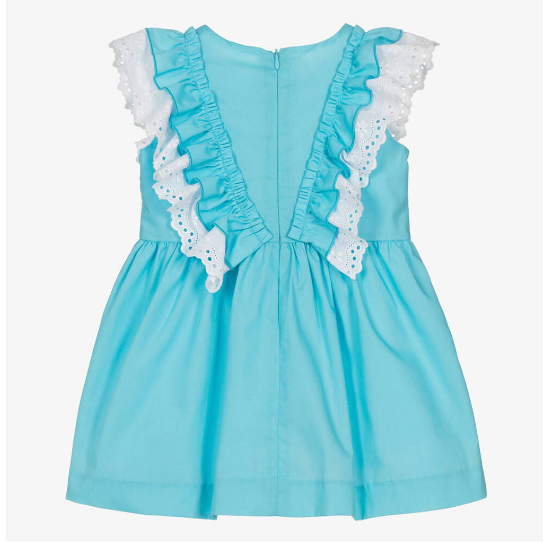 Miranda Girls Blue Turquoise Dress