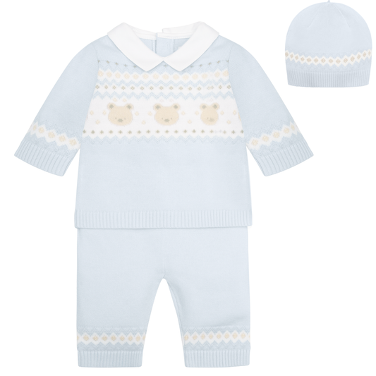 Emile et Rose Kipling Baby Boy Blue Tracksuit & Hat